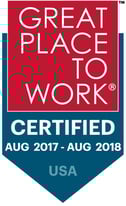 Great Place to Work Certification 2017-2018